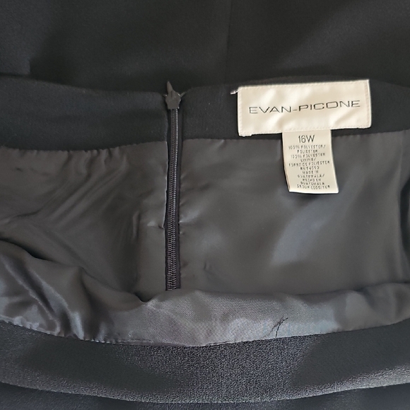 Evan Picone Classic Black Suit Jacket - Picture 15 of 16